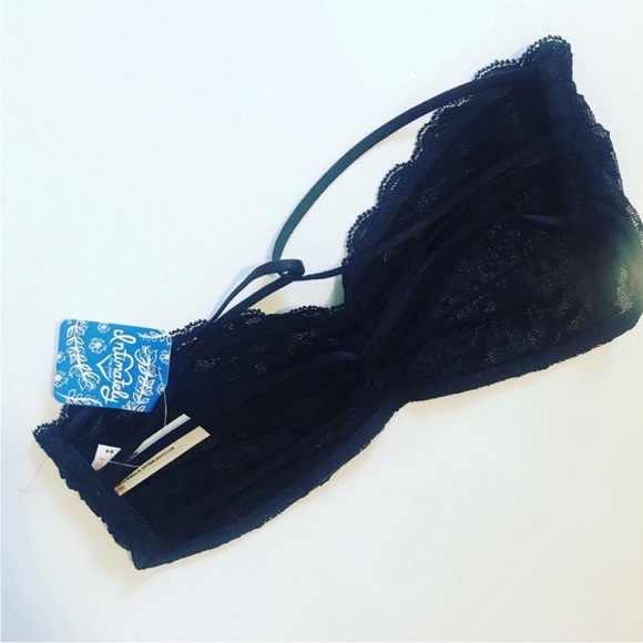 Free People Essential Lace Bandeau, black size S - Picture 5 of 8